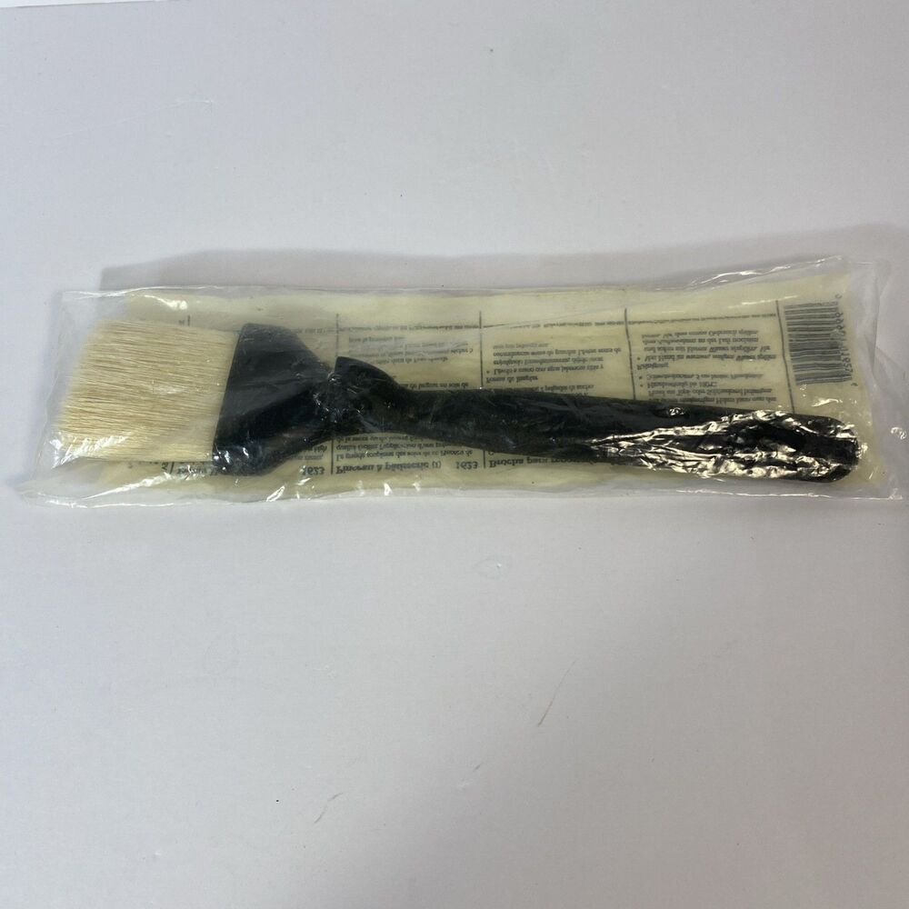 Pampered Chef Pastry Brush #1623 Natural Boar Bristle 2" New Old Stock Sealed